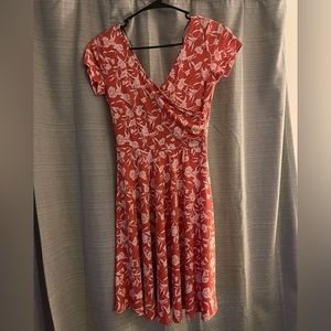 XS NWT Kaileigh Amandine Knit Dress Coral